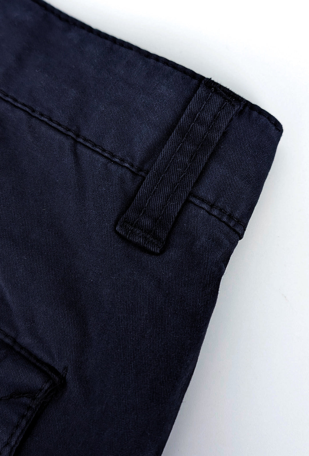 Pantalone uomo elasticizzato con tasconi cargo cotone leggero - BLU