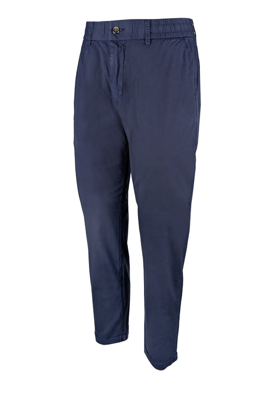 Pantalone Uomo cotone con Elastico Pantalaccio - BLU