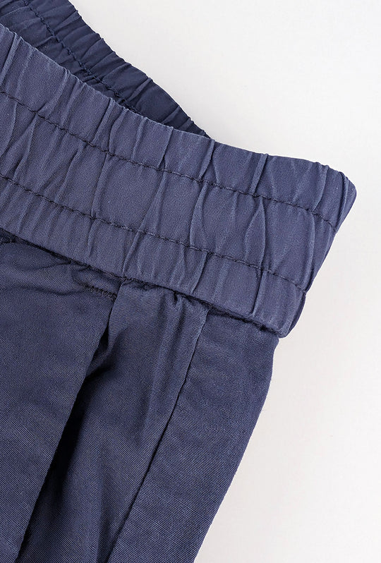 Pantalone Uomo cotone con Elastico Pantalaccio - BLU
