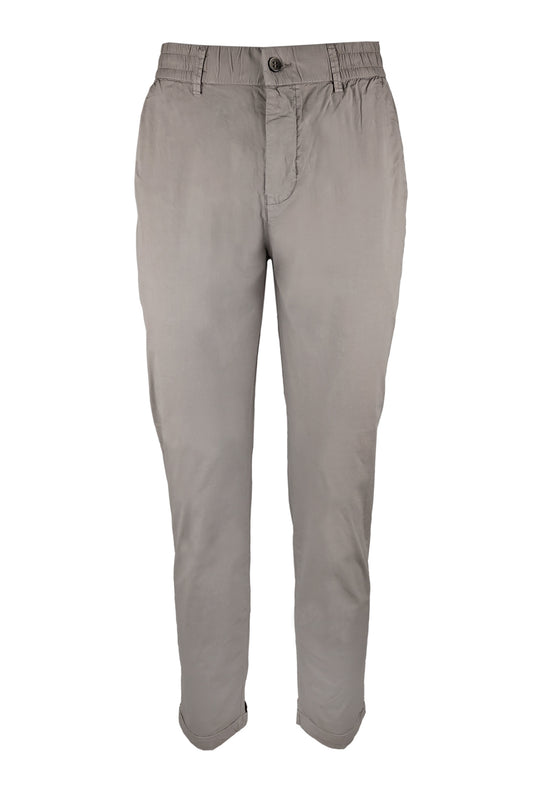 Pantalone Uomo cotone con Elastico Pantalaccio - BEIGE