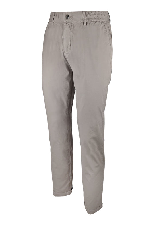 Pantalone Uomo cotone con Elastico Pantalaccio - BEIGE