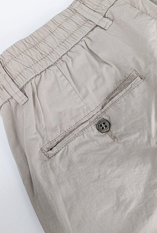 Pantalone Uomo cotone con Elastico Pantalaccio - BEIGE