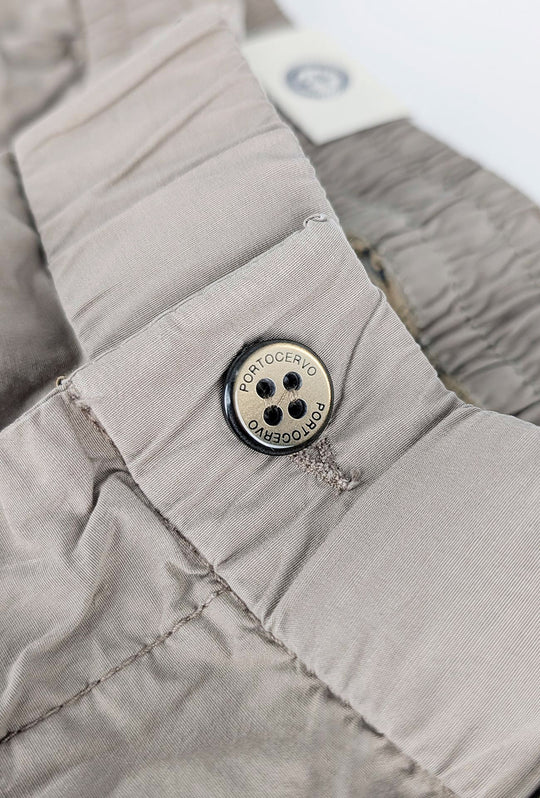 Pantalone Uomo cotone con Elastico Pantalaccio - BEIGE
