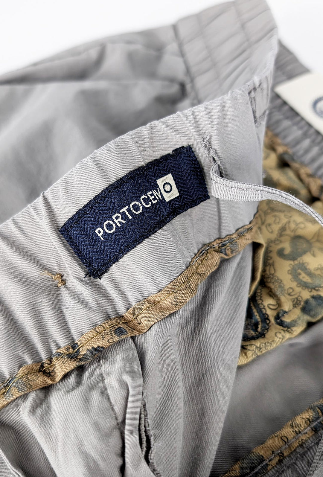 Pantalone Uomo cotone con Elastico Pantalaccio - GRIGIO
