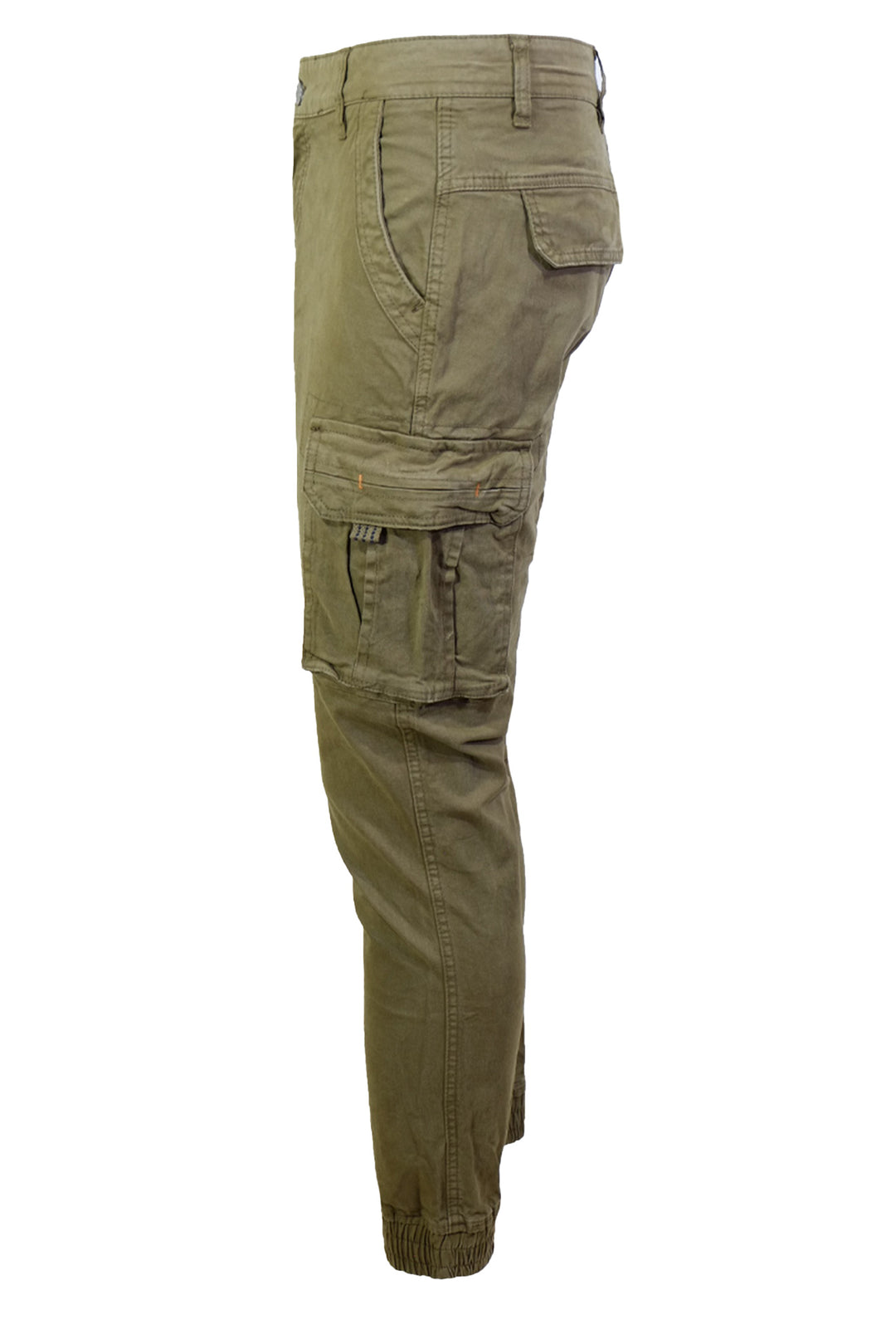 Pantalone Uomo Cargo Dresserd Pantaloni lunghi Gamba Stretta Con Polsino Pantalone Autunno Inverno - BEIGE SCURO