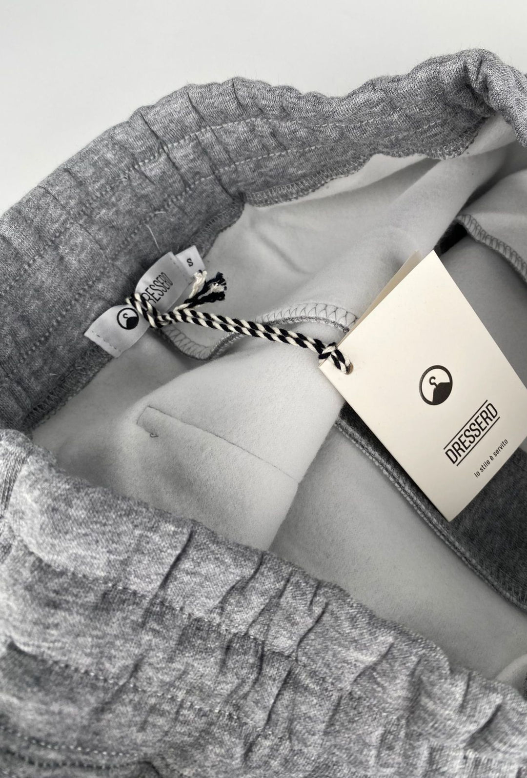 Pantalone di tuta uomo felpato dresserd - GRIGIO