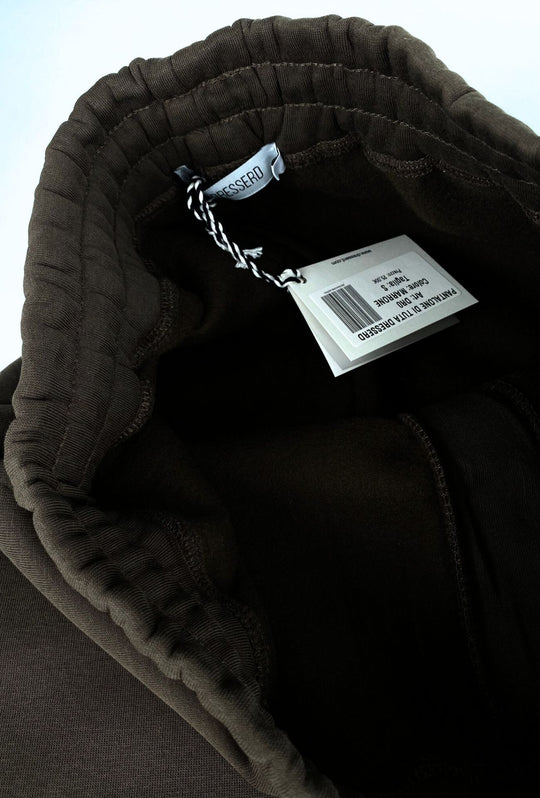 Pantalone di tuta uomo felpato dresserd - MARRONE