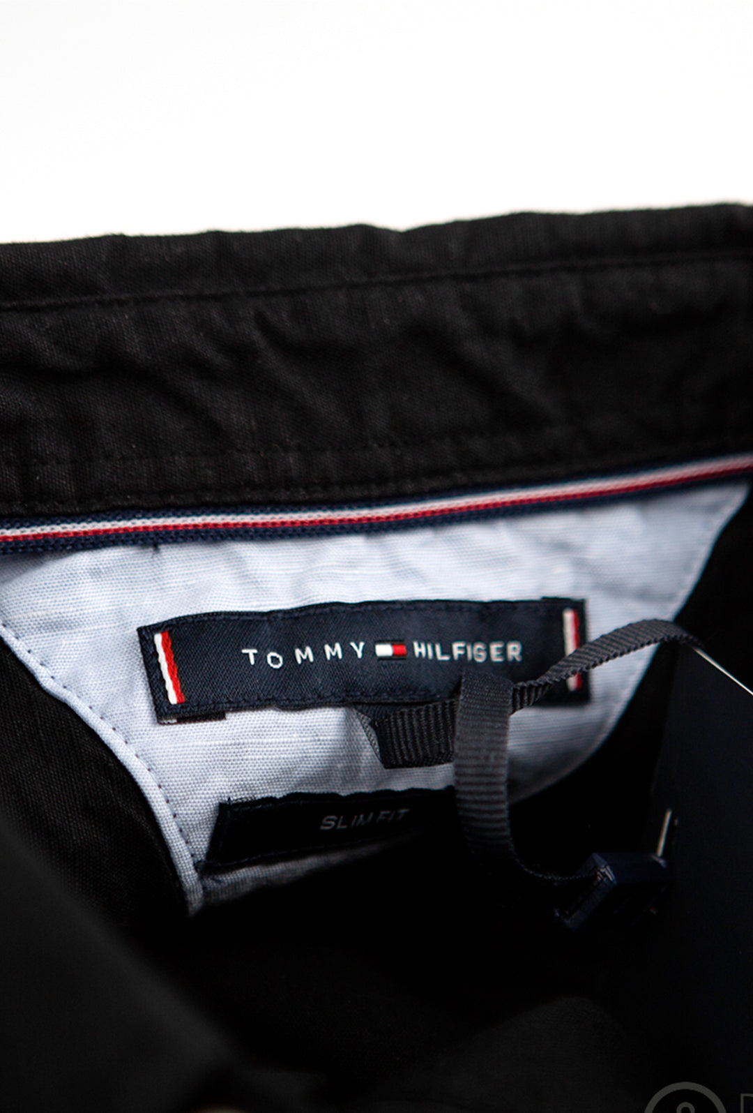 Camicia Uomo Tommy Hilfiger Lino Camicie Manica Lunga Button Down