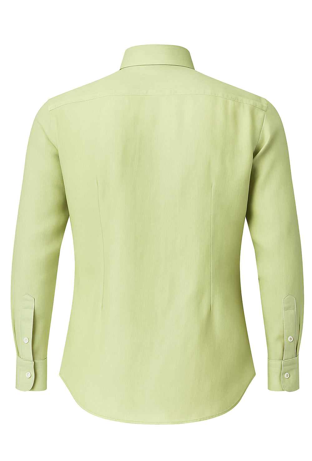 Camicia Uomo Manica lunga in Puro lino Custom Fit Button Down - VERDE SALVIA