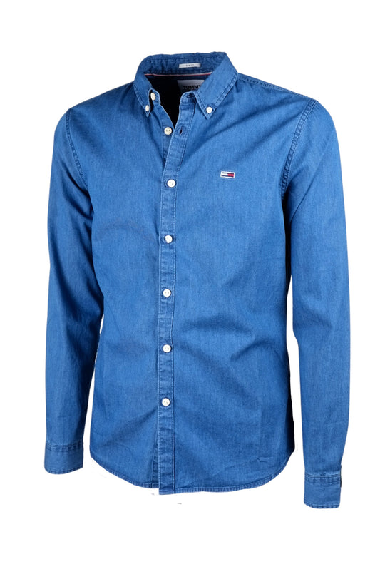 Camicia Uomo Tommy Jeans manica lunga colorazione chiara Camicie Dresserd