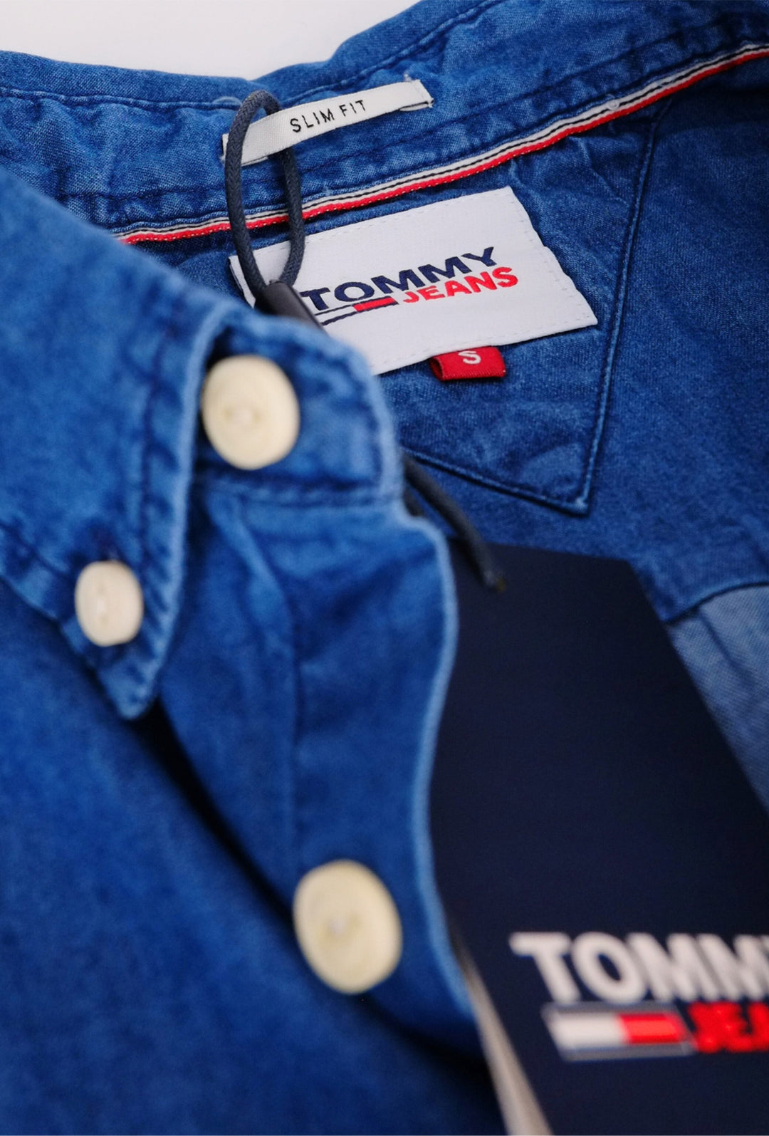 Camicia Uomo Tommy Jeans manica lunga colorazione chiara Camicie Dresserd