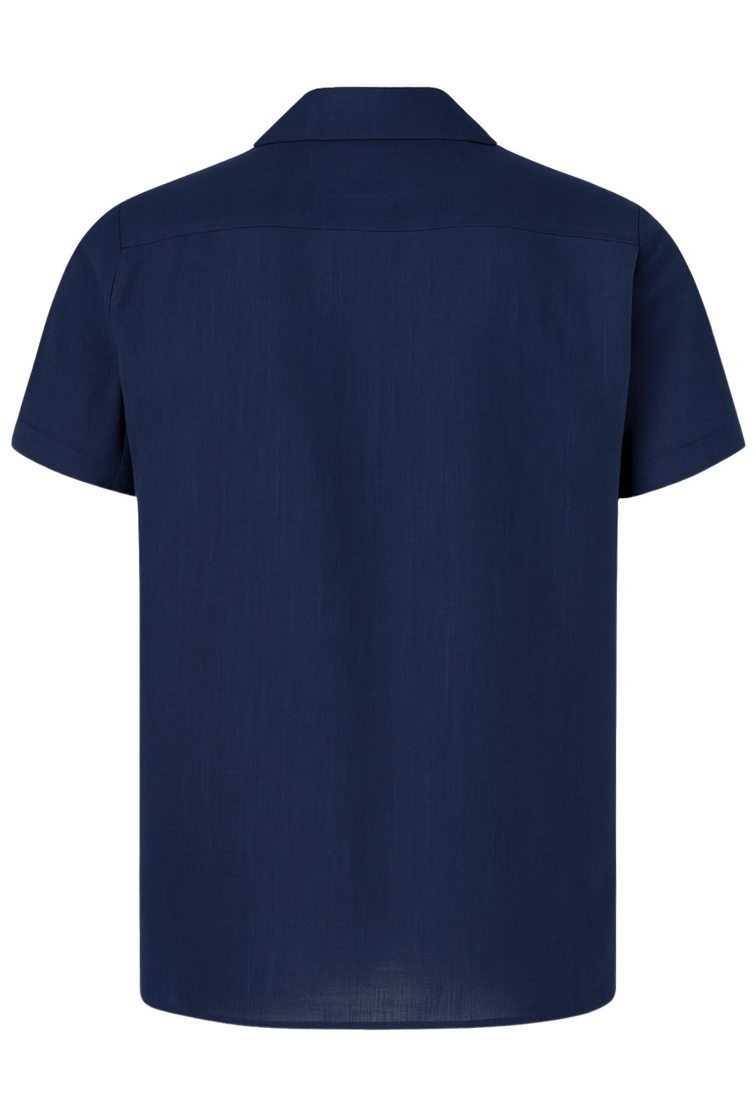 Camicia Uomo Mezza manica Dresserd Lino Viscosa - BLU