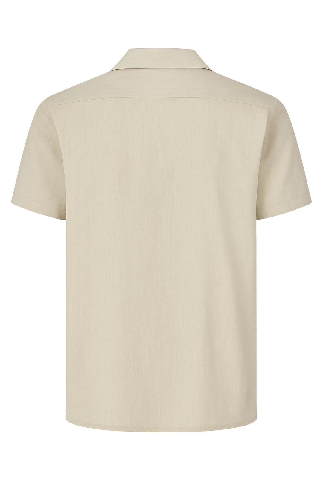 Camicia Uomo Mezza manica Dresserd Lino Viscosa - BEIGE