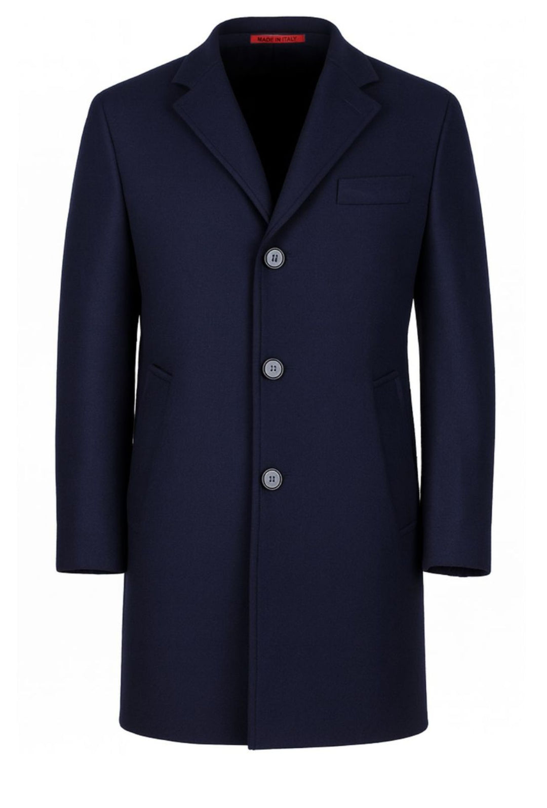 Cappotto Uomo Giubbotto in Panno Invernale Made in Italy Dresserd - BLU