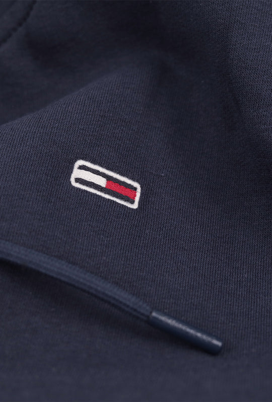Felpa Uomo Tommy Jeans Felpe Tinta Unita Invernale Zip e cappuccio - BLU