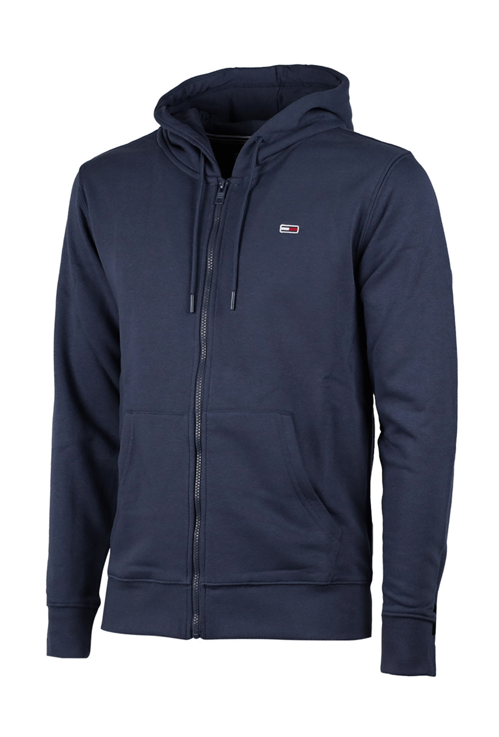 Felpa Uomo Tommy Jeans Felpe Tinta Unita Invernale Zip e cappuccio - BLU
