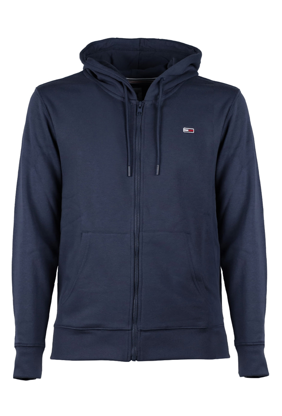 Felpa Uomo Tommy Jeans Felpe Tinta Unita Invernale Zip e cappuccio - BLU