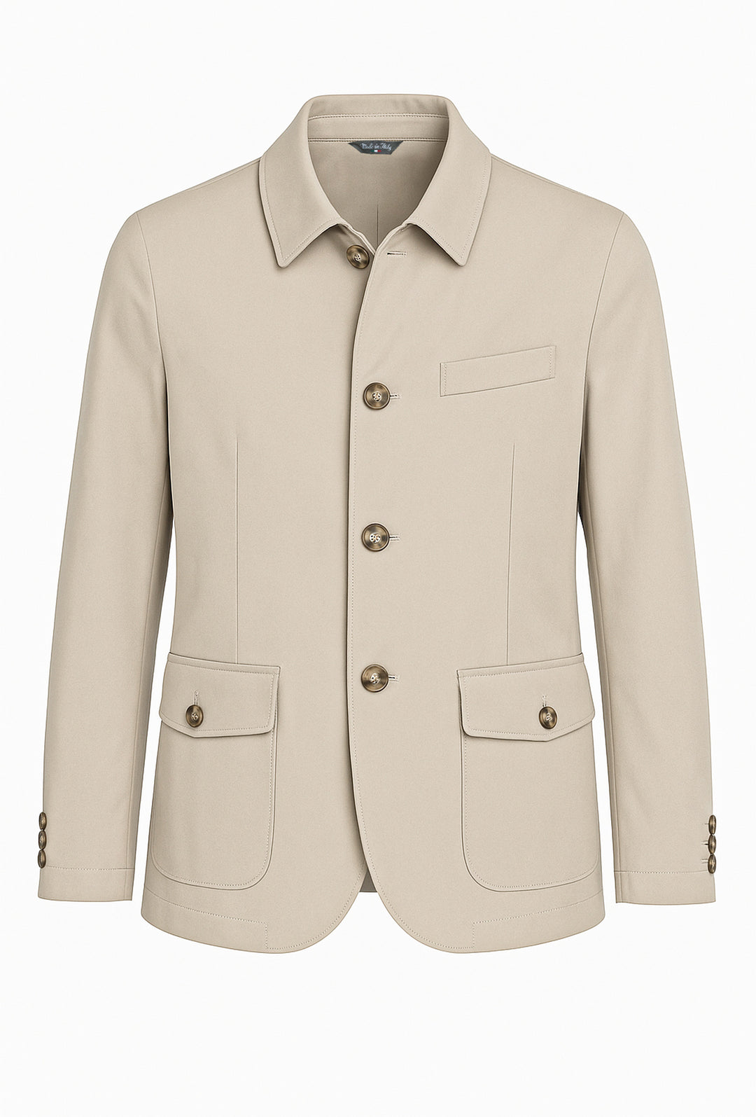 Giacca Giubbino Uomo Dresserd Giubbotto leggero - BEIGE