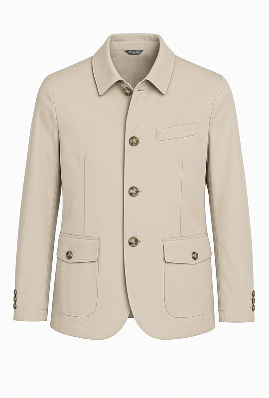 Giacca Giubbino Uomo Dresserd Giubbotto leggero - BEIGE
