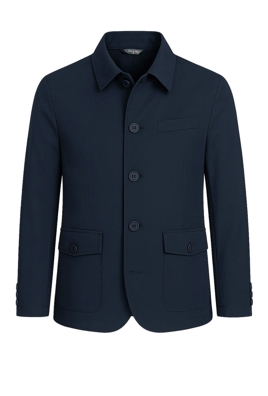 Giacca Giubbino Uomo Dresserd Giubbotto leggero - BLU
