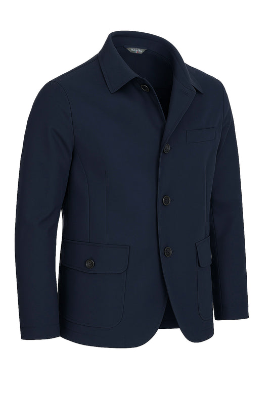 Giacca Giubbino Uomo Dresserd Giubbotto leggero - BLU