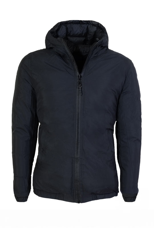 Giubbotto Uomo Dresserd Double Face Giubbino con Cappuccio - GIALLO