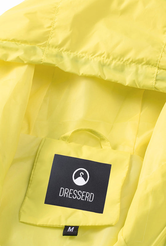 Giubbotto Uomo Leggero Slim Fit con Cappuccio e cerniera colorata Giubbotti Dresserd Moda - GIALLO