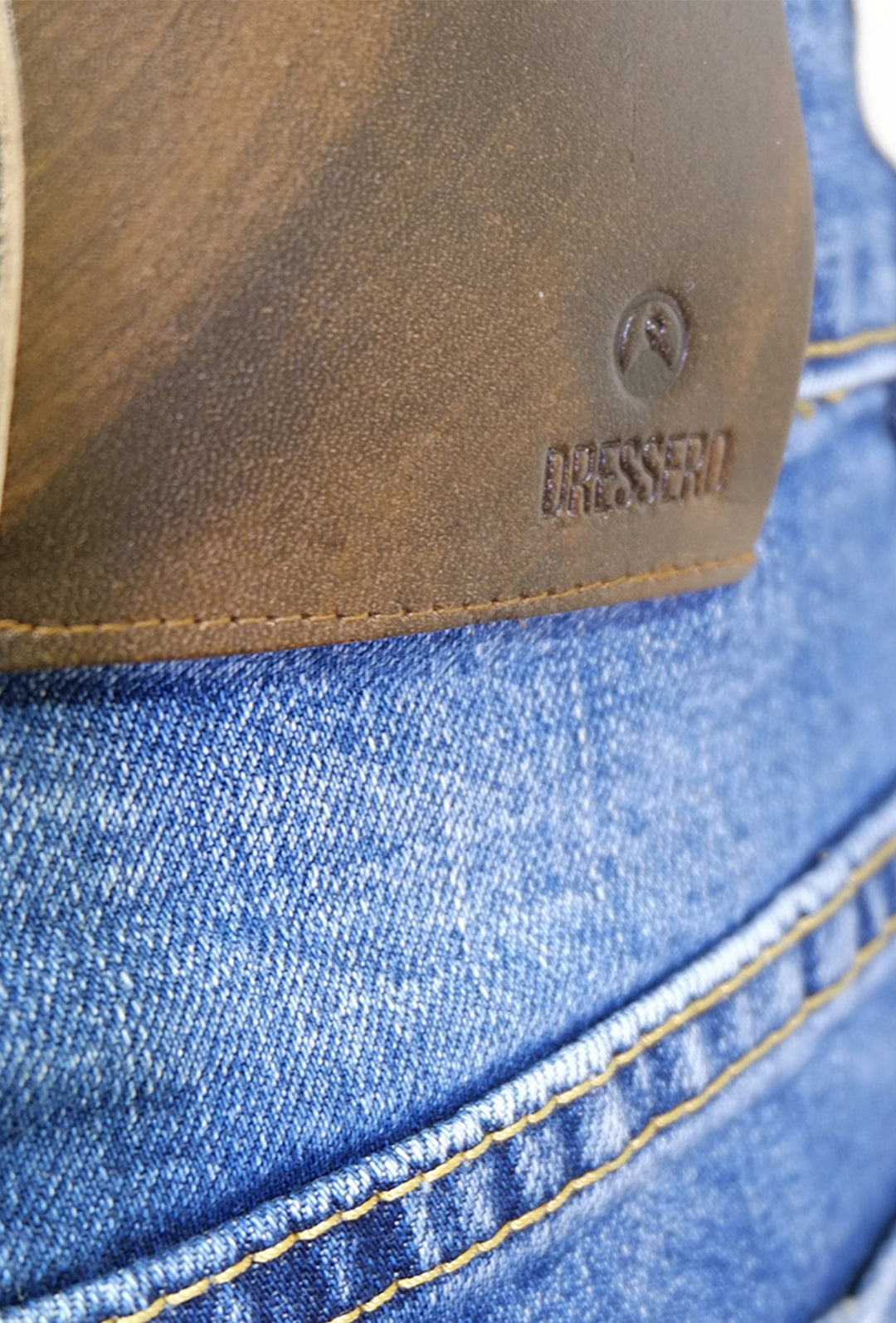 Jeans Uomo Dresserd Modello Elasticizzato Con Chiusura Bottoni Slim Fit Gampa Stretta Pantaloni Lunghi