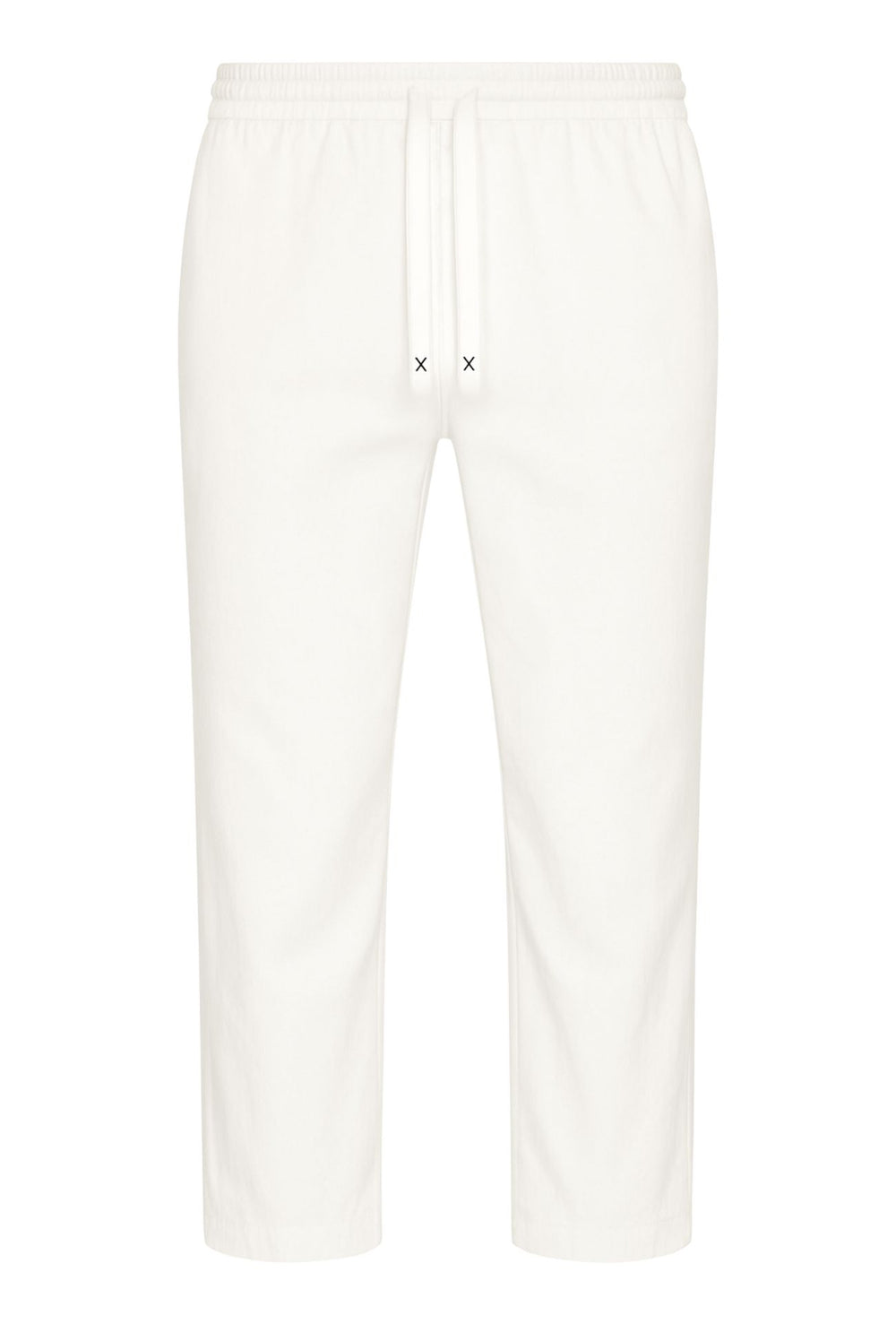 Pantalone Uomo in Lino e Cotone Pantalaccio - BIANCO