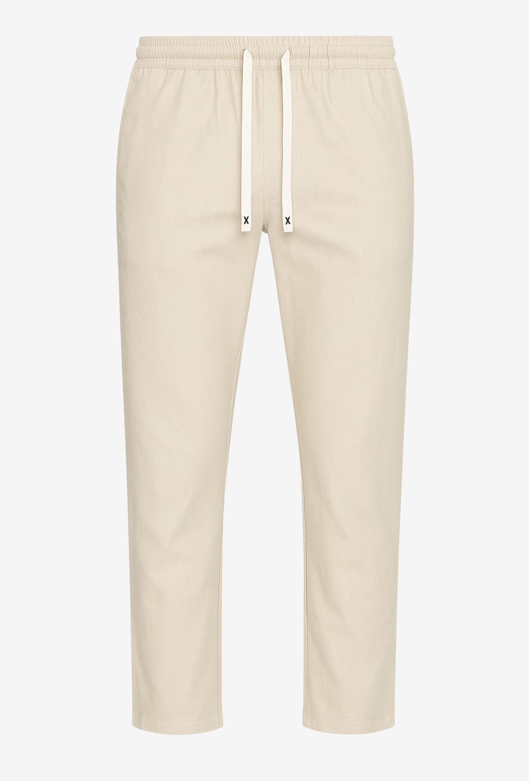 Pantalone Uomo in Lino e Cotone Pantalaccio - BEIGE
