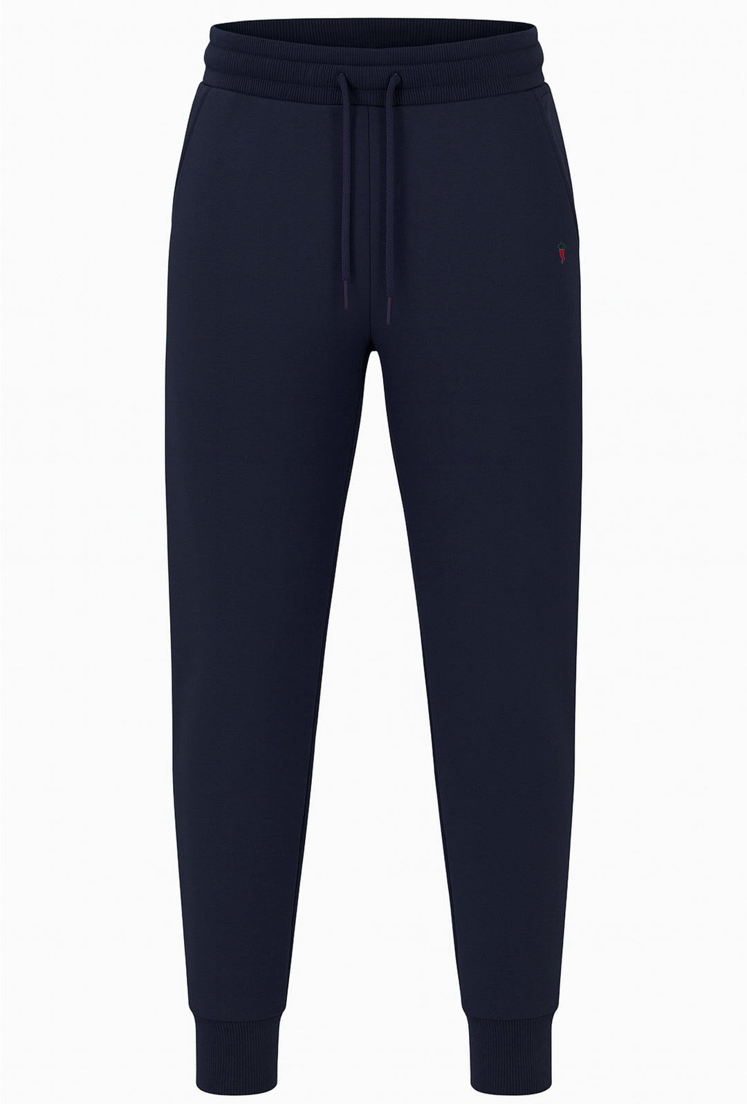 Pantalone di tuta uomo invernale Felpato con polsino - BLU