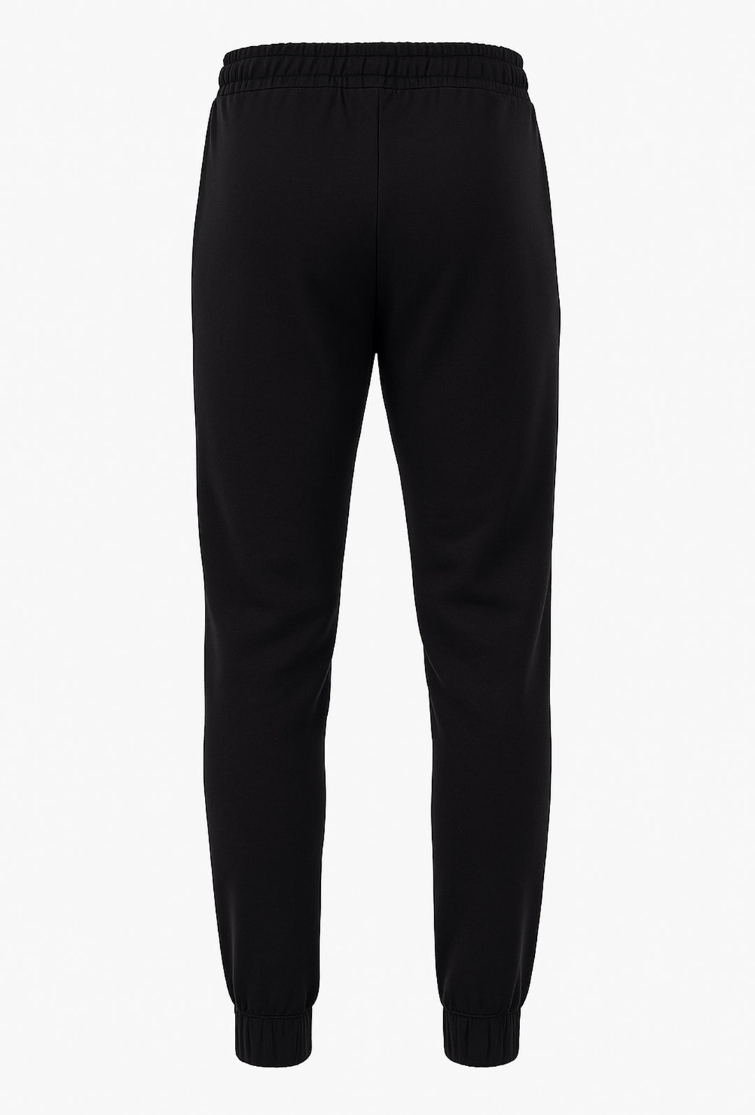 Pantalone di tuta in punto milano pantalone con patch cucito - NERO