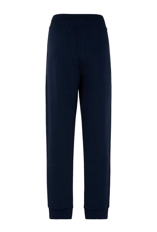 Pantalone tuta Baci & Abbracci in cotone leggero pantalone di felpa con polsino - BLU