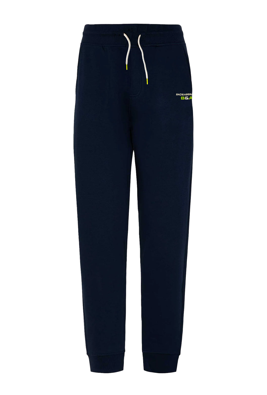 Pantalone tuta Baci & Abbracci in cotone leggero pantalone di felpa con polsino - BLU
