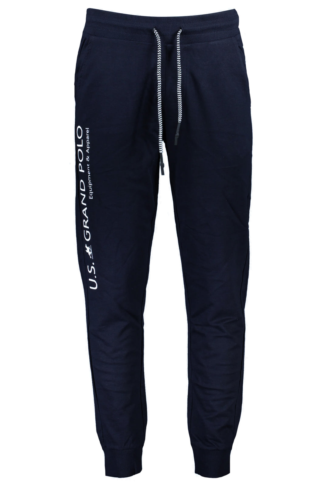 Pantalone Tuta Uomo U.S. Grand Polo Equipment & Apparel con polsino in cotone leggero - BLU
