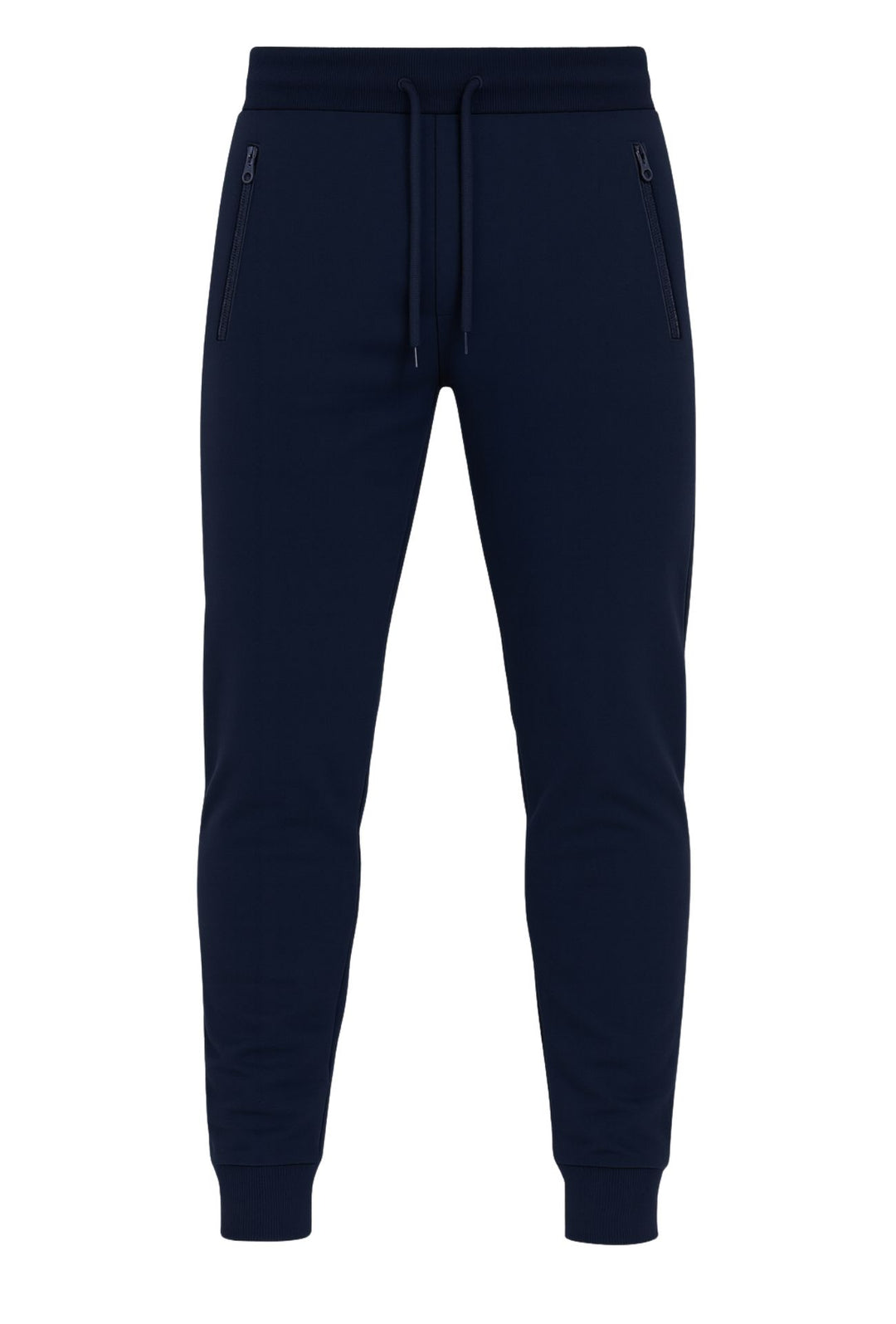 Pantalone tuta uomo in cotone leggero Semi slim fit - BLU