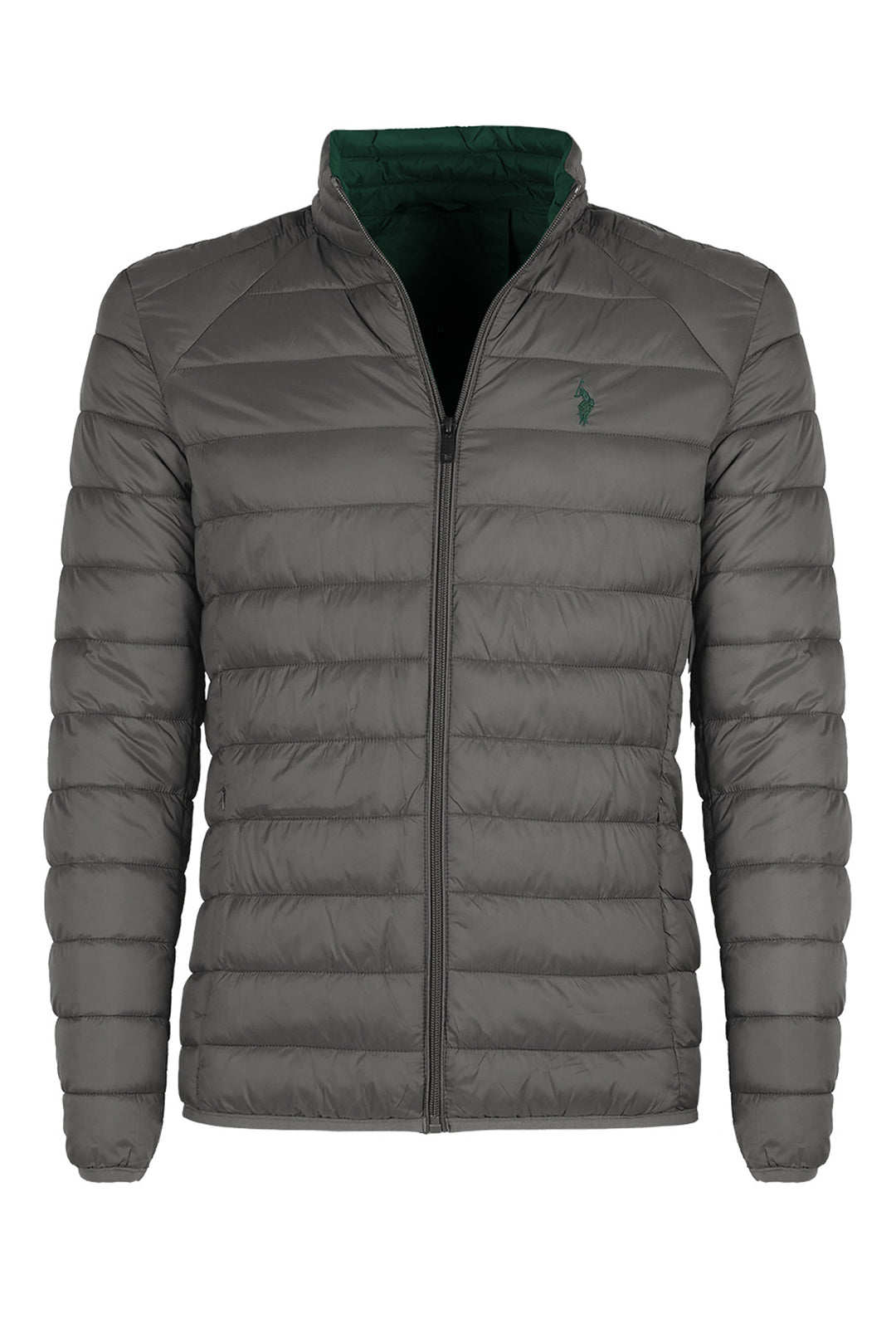 Giubbotto Uomo Piumino Leggero Emporio Senza cappuccio Giubbotti Leggeri - VERDE MILITARE