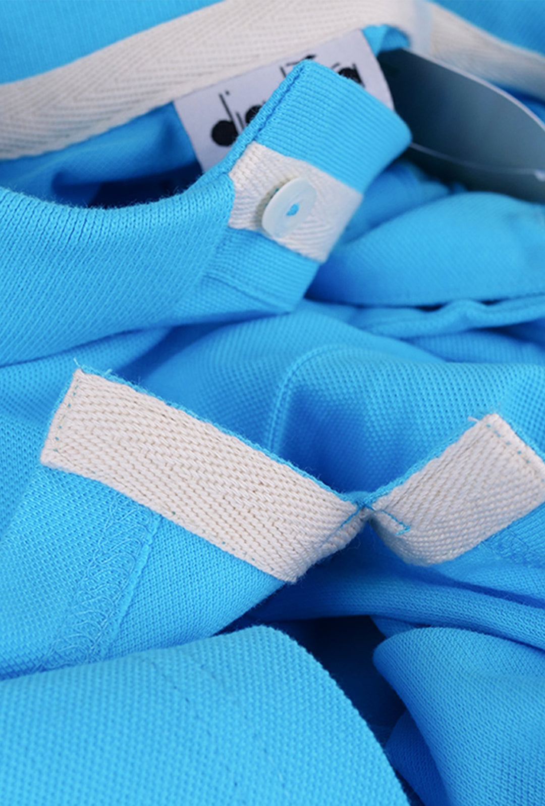 Polo Uomo Diadora mezza manica tinta Unita 100% Cotone Piquet