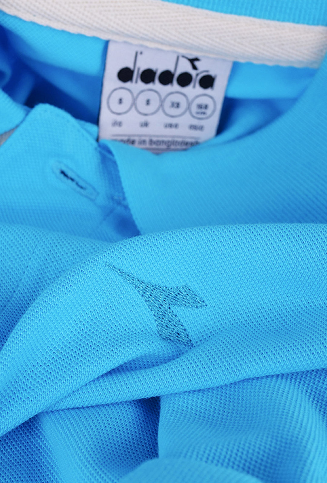 Polo Uomo Diadora mezza manica tinta Unita 100% Cotone Piquet