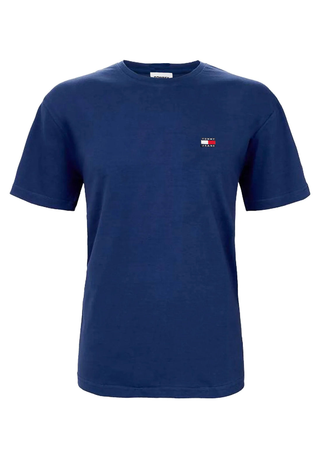 T-Shirt Uomo TOMMY JEANS badge tee 100% Cotone Organic slim fit - AVIO