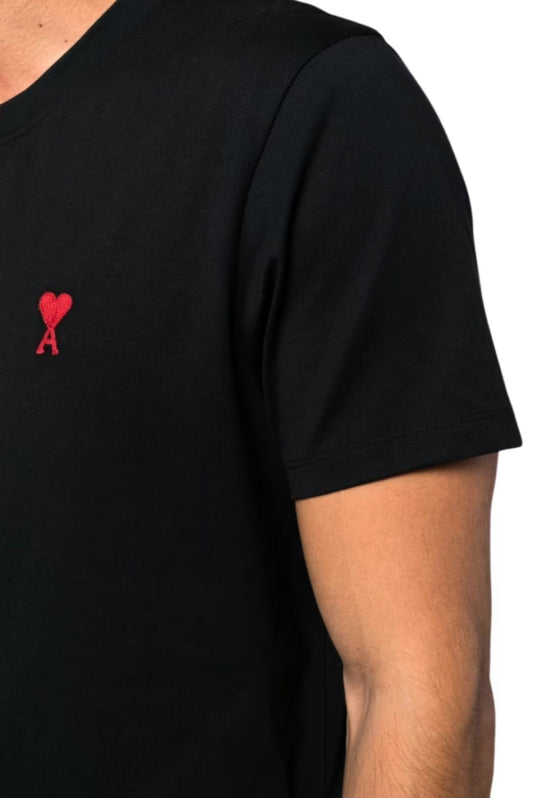 T-Shirt uomo AMI PARIS maglietta alexandre mattiussi - NERO