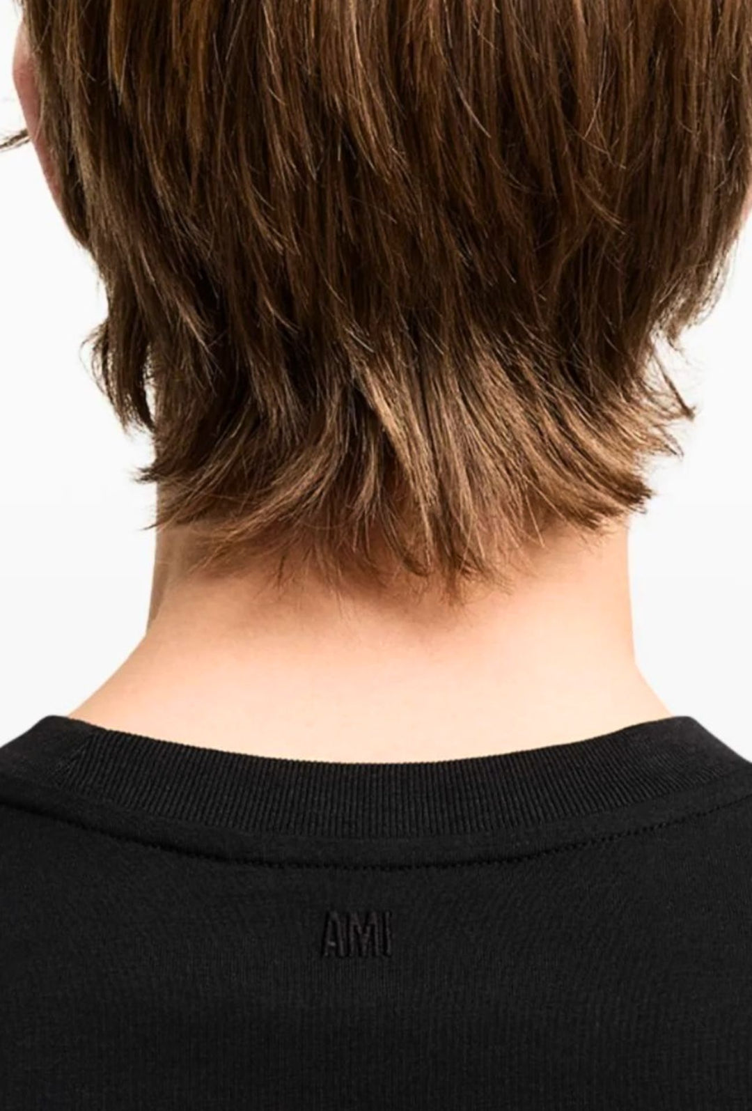 T-Shirt uomo AMI PARIS maglietta alexandre mattiussi - NERO