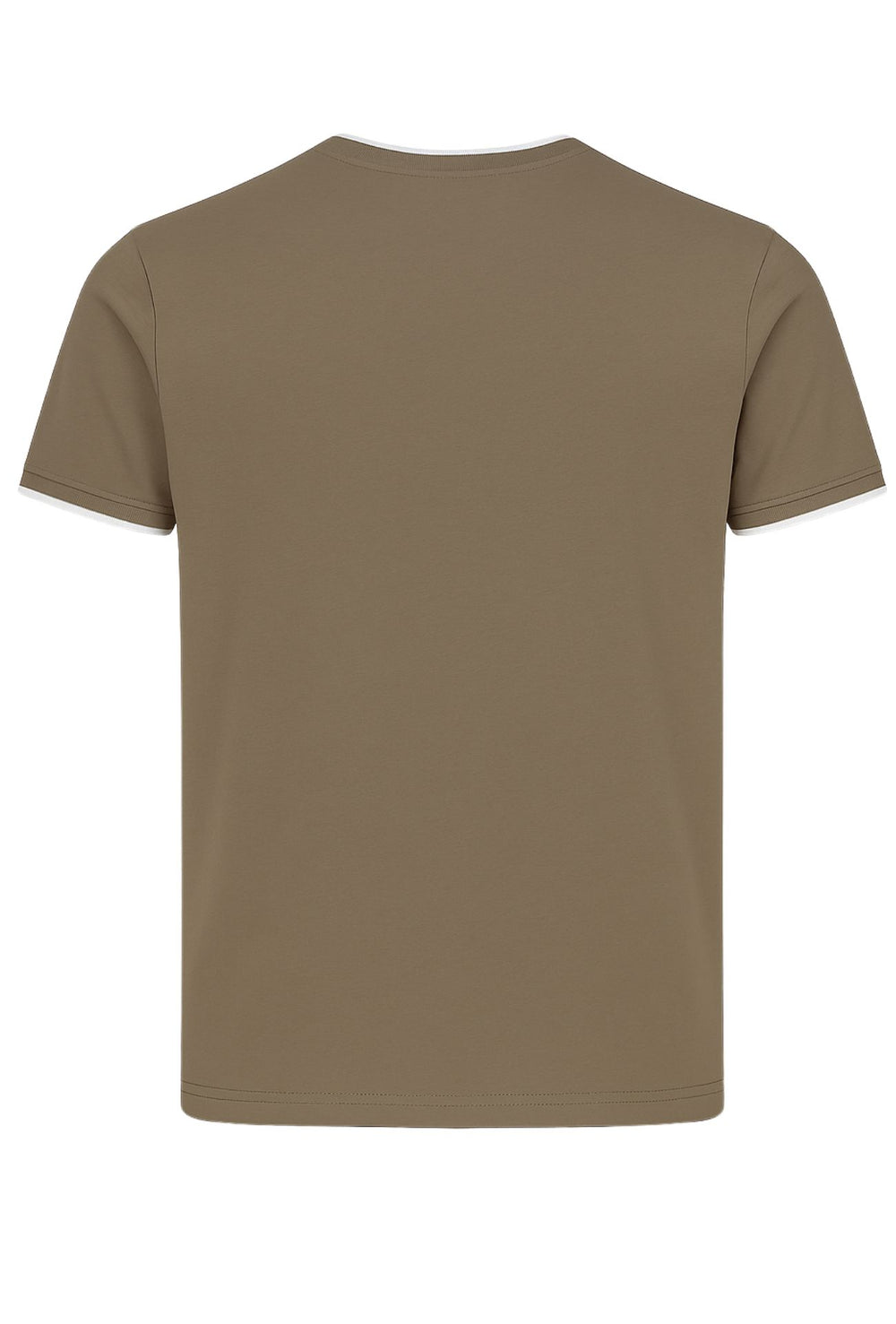 T-Shirt Uomo Baci & Abbracci in cotone premium Tinta Unita - FANGO