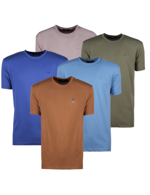 T-Shirt Uomo Armata di Mare tinta unita Regular fit