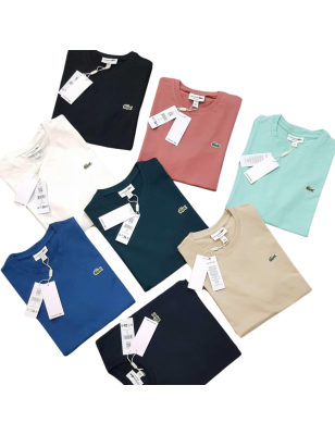 T-Shirt Uomo LACOSTE girocollo cotone jersey