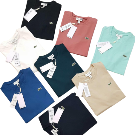 T-Shirt Uomo LACOSTE girocollo cotone jersey