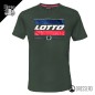 T-Shirt Uomo LOTTO maglia mezza manica Stampo sul petto Girocollo Mezza manica Dresserd