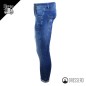 Pantalone Uomo Jeans Lungo Strappo con fodera interna, Pantaloni Uomo gamba stretta Dresserd