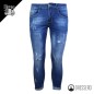 Pantalone Uomo Jeans Lungo Strappo con fodera interna, Pantaloni Uomo gamba stretta Dresserd