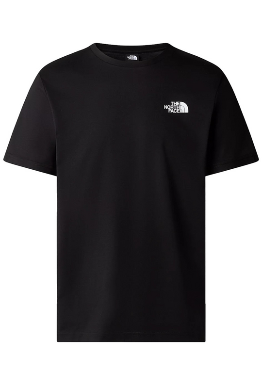 T-Shirt Uomo The North Face stampo sulla schiena - NERO